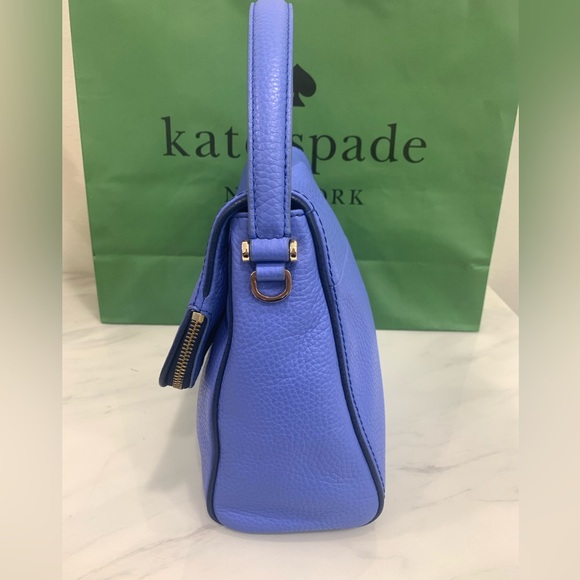 Kate Spade ♠️ Vibrant Blue/purple Leather - Picture 4 of 12